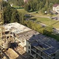 Процесс строительства ЖК «Олимп», Август 2017