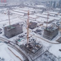 Процесс строительства ЖК «Лосиноостровский парк», Декабрь 2021