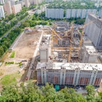 Процесс строительства ЖК «Летний Сад», Август 2017