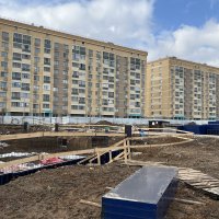 Процесс строительства ЖК «Экоград Новый Катуар», Апрель 2023