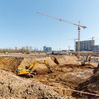 Процесс строительства ЖК Green Park , Апрель 2018