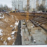 Процесс строительства ЖК «Счастье в Кузьминках»  (ранее «Дом в Кузьминках»), Октябрь 2017