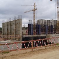 Процесс строительства ЖК «Лучи» , Август 2016