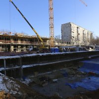 Процесс строительства ЖК «На Душинской улице», Январь 2017