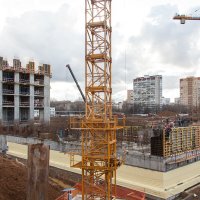 Процесс строительства ЖК «Черняховского, 19», Апрель 2017