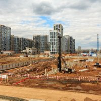 Процесс строительства ЖК «Город на реке Тушино-2018», Апрель 2018