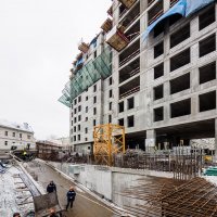 Процесс строительства ЖК «Басманный, 5», Январь 2017