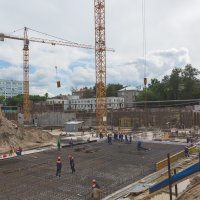 Процесс строительства ЖК «Черняховского, 19», Июль 2017