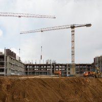 Процесс строительства ЖК «Ильинские луга», Апрель 2017