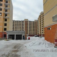 Процесс строительства ЖК «Радужный», Январь 2017