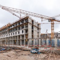 Процесс строительства ЖК Green Park , Октябрь 2016