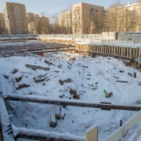 Процесс строительства ЖК «Счастье на Соколе» (ранее «Дом на Усиевича»), Февраль 2018