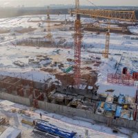 Процесс строительства ЖК «Саларьево Парк» , Февраль 2017