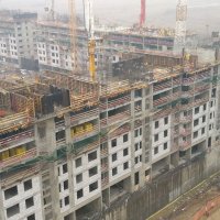 Процесс строительства ЖК «Город на реке Тушино-2018», Апрель 2017