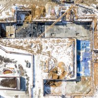 Процесс строительства ЖК «Волжский парк», Апрель 2020
