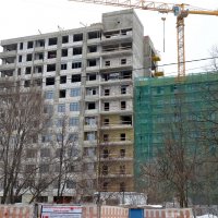 Процесс строительства ЖК «Счастье в Лианозово» (ранее «Дом на Абрамцевской»), Февраль 2019