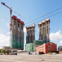 Процесс строительства ЖК «Пресня Сити», Июнь 2017