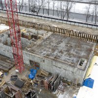 Процесс строительства ЖК «Новохохловская 15», Март 2021