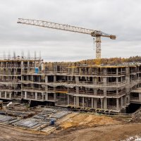 Процесс строительства ЖК «Видный город», Октябрь 2017