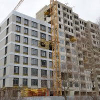 Процесс строительства ЖК «Счастье в Лианозово» (ранее «Дом на Абрамцевской»), Март 2019
