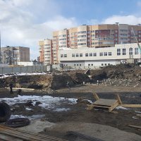 Процесс строительства ЖК «Дом на Сиреневой», Март 2017