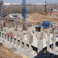 Процесс строительства ЖК «Воскресенский», Апрель 2017