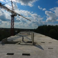 Процесс строительства ЖК «АиБ», Август 2017