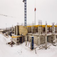 Процесс строительства ЖК «Город-событие «Лайково», Январь 2017