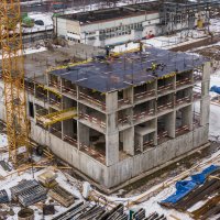 Процесс строительства ЖК «Бусиновский парк», Март 2021