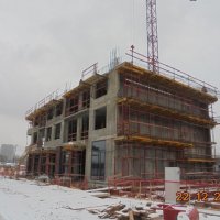 Процесс строительства ЖК «Западный порт», Декабрь 2017