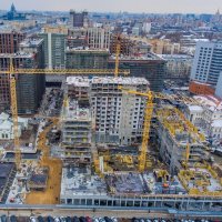 Процесс строительства ЖК «Царская площадь», Апрель 2018
