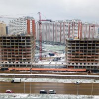 Процесс строительства ЖК «Восточное Бутово» (Боброво), Октябрь 2017