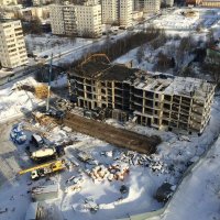 Процесс строительства ЖК «Истомкино», Январь 2017