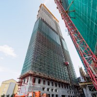 Процесс строительства ЖК «Пресня Сити», Сентябрь 2017