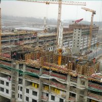 Процесс строительства ЖК «Город на реке Тушино-2018», Март 2017
