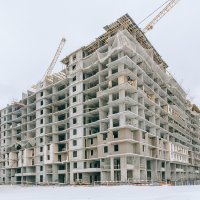 Процесс строительства ЖК «Большое Путилково», Февраль 2019