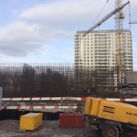 Процесс строительства ЖК «Кварталы 21/19», Февраль 2017