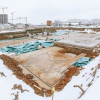 Процесс строительства ЖК «Большое Путилково», Февраль 2019