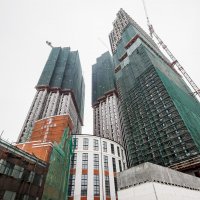 Процесс строительства ЖК «Пресня Сити», Декабрь 2017
