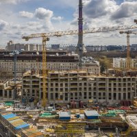 Процесс строительства ЖК «Дом Достижение», Апрель 2022