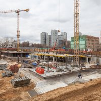 Процесс строительства ЖК CITY PARK («Сити Парк»), Апрель 2017