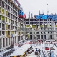 Процесс строительства ЖК «Ясный», Январь 2017