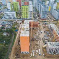 Процесс строительства ЖК «Бунинские луга» , Июль 2019