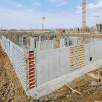 Процесс строительства ЖК «Заречье Парк», Апрель 2021