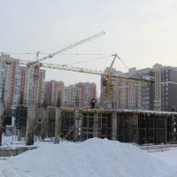 Процесс строительства ЖК «Москва А101», Февраль 2018