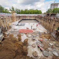 Процесс строительства ЖК «Водный», Июль 2017