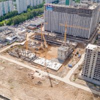 Процесс строительства ЖК «Летний Сад», Август 2017