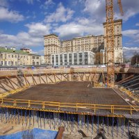 Процесс строительства ЖК «Дом Лаврушинский», Апрель 2022