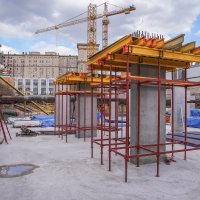 Процесс строительства ЖК «Дом Лаврушинский», Апрель 2022
