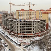 Процесс строительства ЖК «Центр плюс» («Центр +»), Январь 2018